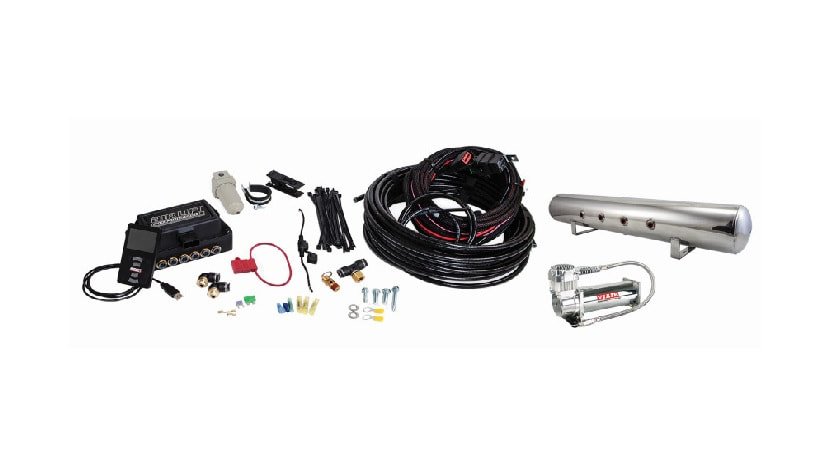 Air Lift 3P (3/8″ Air Line, 5 Gallon Polished Tank, VIAIR 444C Compressor)