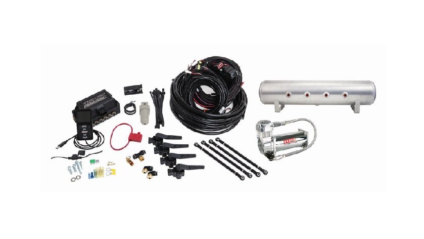 Air Lift 3H (1/4″ Air Line, 4 Gallon 7-Port Tank, VIAIR 444C Compressor)