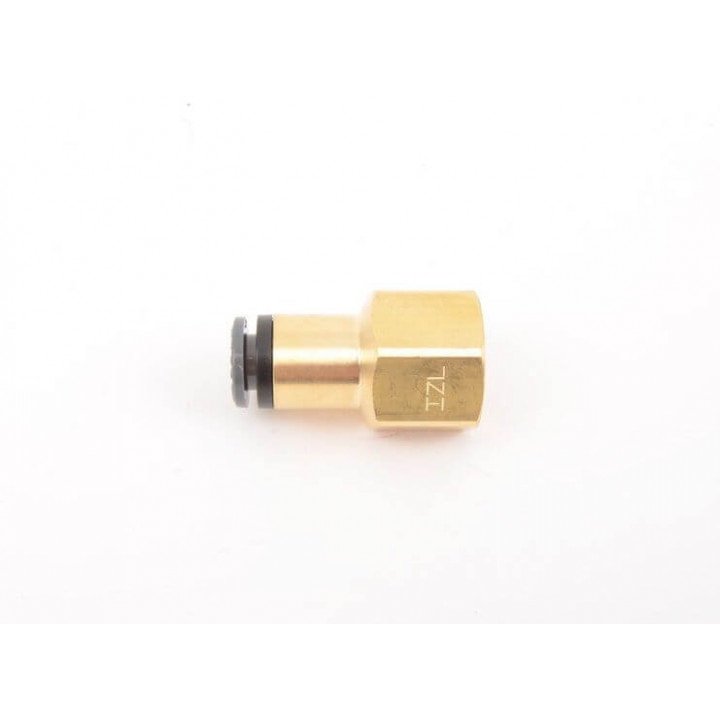 Air Lift Straight Female – 1/4″ FNPT x 1/4″ PTC – DOT – SMC # KV2F07-35